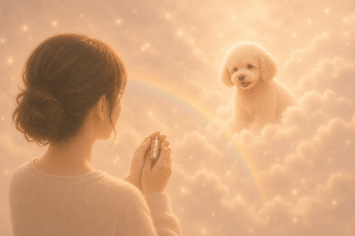 遺骨ペンダントと亡くなった愛犬