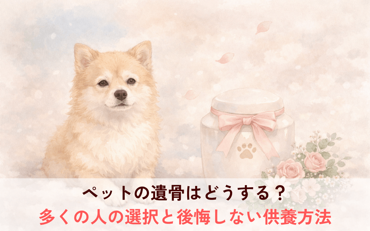 ペットと遺骨