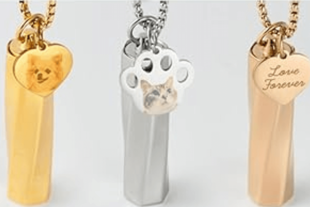 愛犬メモリアルグッズ TOWAMO遺骨ペンダント 写真 刻印 オーダーメイド (1)