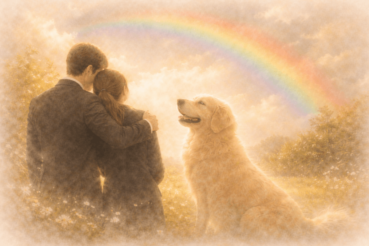 ペット、葬儀、虹の橋、犬